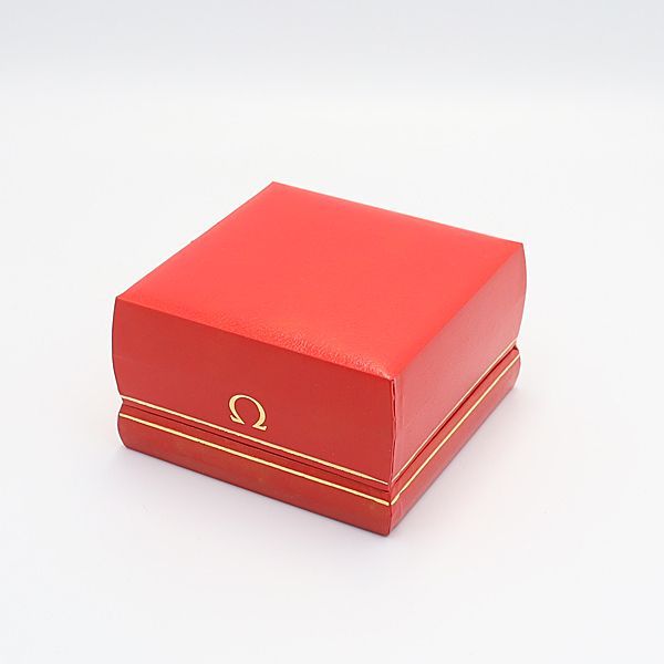 箱付き 良品 オメガ アンティーク 空箱 腕時計用 赤/レッド メンズ