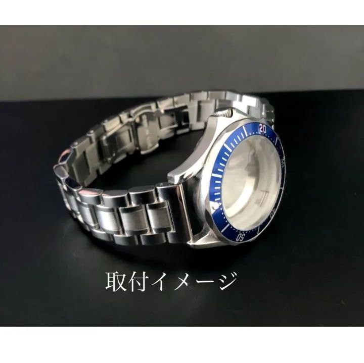 21mm 腕時計 ステンレス ブレスレット シルバー フラットエンド【対応 