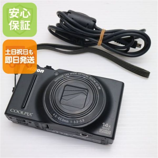 美品 COOLPIX S8200 ノーブルブラック 即日発送 デジカメ Nikon