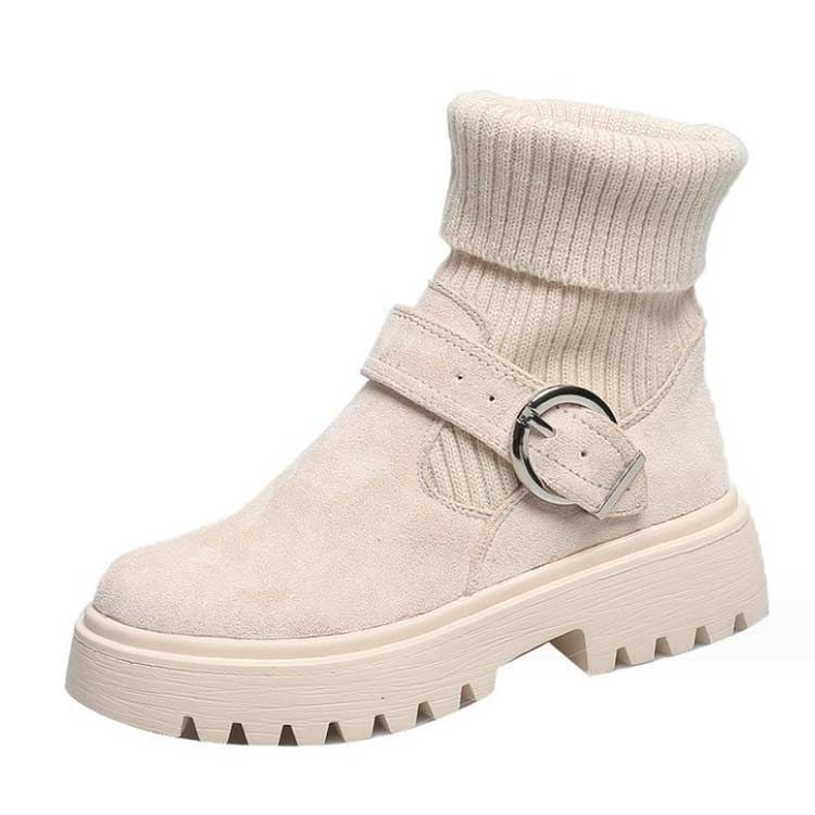 裏起毛 ソックスブーツ