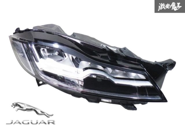 点灯確認済み！！ JAGUAR ジャガー 純正 XF 右ハンドル LED ヘッドライト ヘッドランプ 右 右側 運転席 GX63-13W029 即納 棚28F