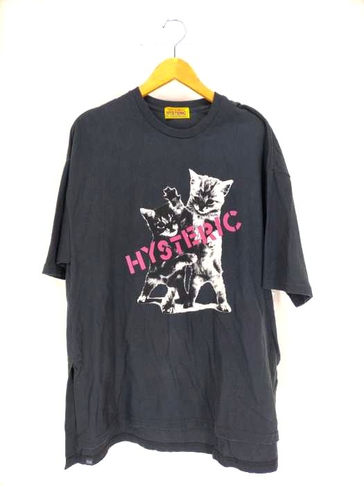 ゆるダボ】HYSTERIC GLAMOUR 希少 CATS FIGHTサイズF-