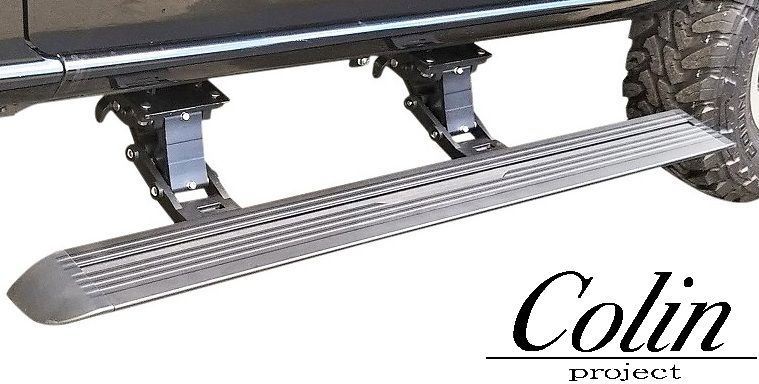 M s JB74W ジムニーシエラ 2018.7- Colin project 電動オートステップ 自動サイドステップ 左右 コーリン パーツ 部品 外装 カスタム JB74 74ジムニー 74シエラ QQQQ-JB74-ASP 要在庫