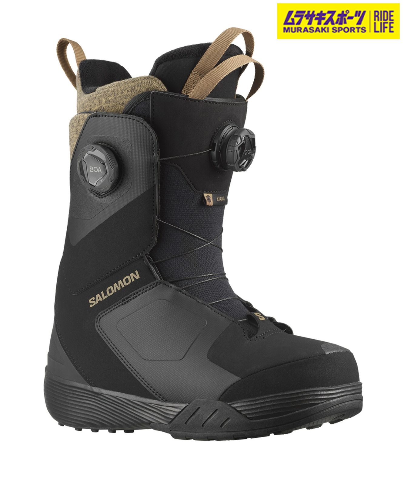 【ムラスポ公式】新品 SALOMON サロモン スノーボード ブーツ レディース KIANA DUAL BOA ムラサキスポーツ 24-25モデル LL A19