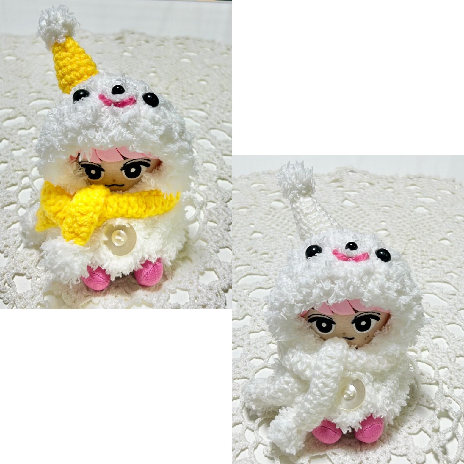 選べるメンカラ！すのチルぬいきぐるみ ぬい服チルぬい雪だるま