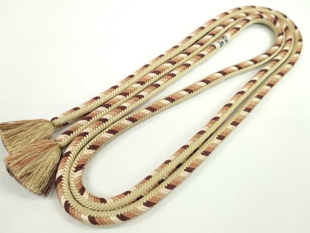 平和屋本店□極上 有職組紐道明 帯締め 奈良組 宮内庁御用 国立博物館