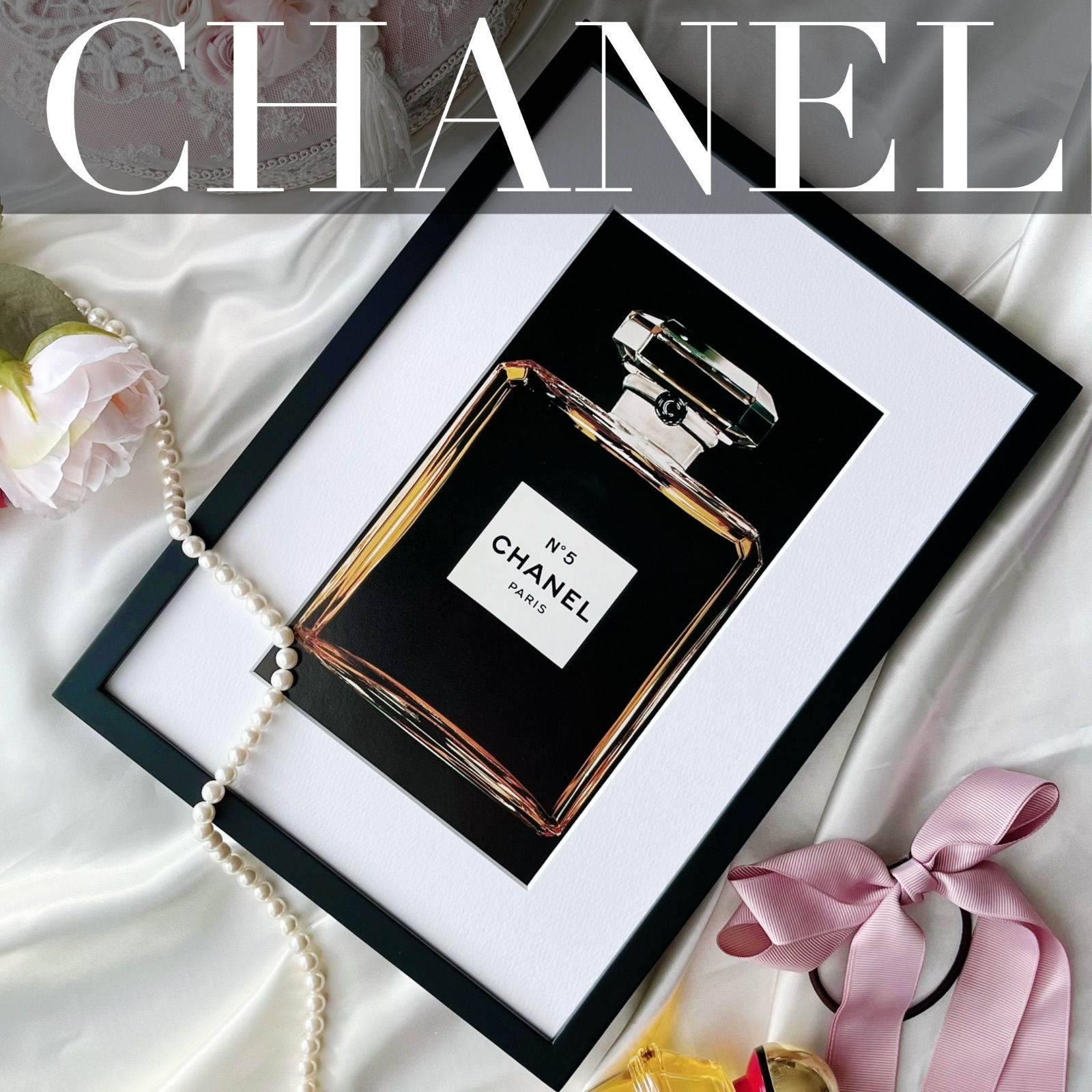 CHANEL vintageポスター CHANEL No.5, Surfer Girl, Artist Proof Print 22'x 15'x