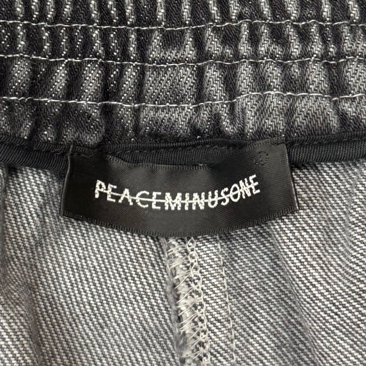 パンツ PEACEMINUSONE PMO DENIM OVERALL #1 Black ☆関税込☆Nike x Peaceminusone☆コラボ Wide Pants Black