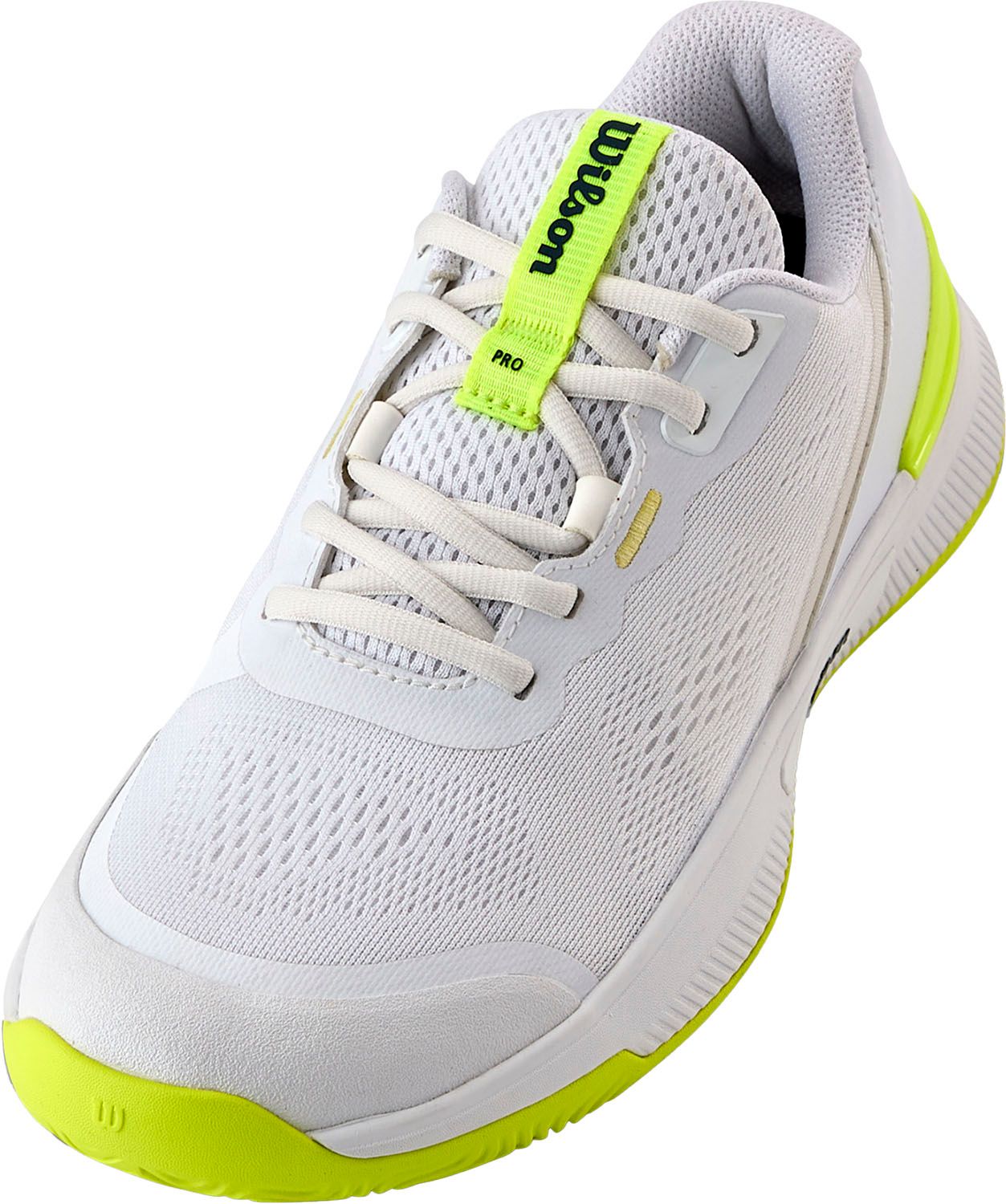 シューズ(女性用)高評価！ウイルソン Wilson テニス INTRIGUE PRO OZ WH/SAFETY 6 WRS335860U - 革靴 調整可能