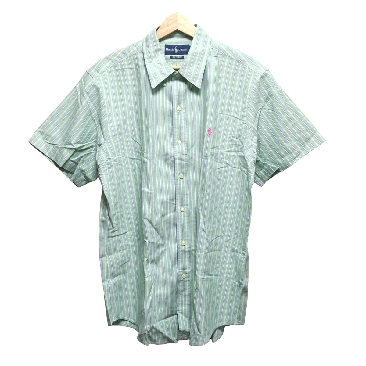 【本日特価】 RalphLauren(ラルフローレン) メンズ美品 サイズL 半袖シャツ トップス