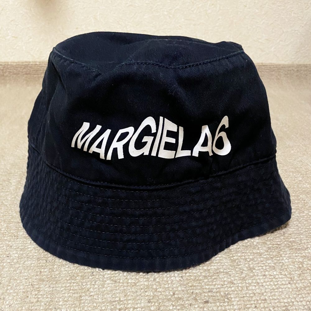 レディース新品タグ付 MM6 MAISON MARGIELA バケットハット ブラック