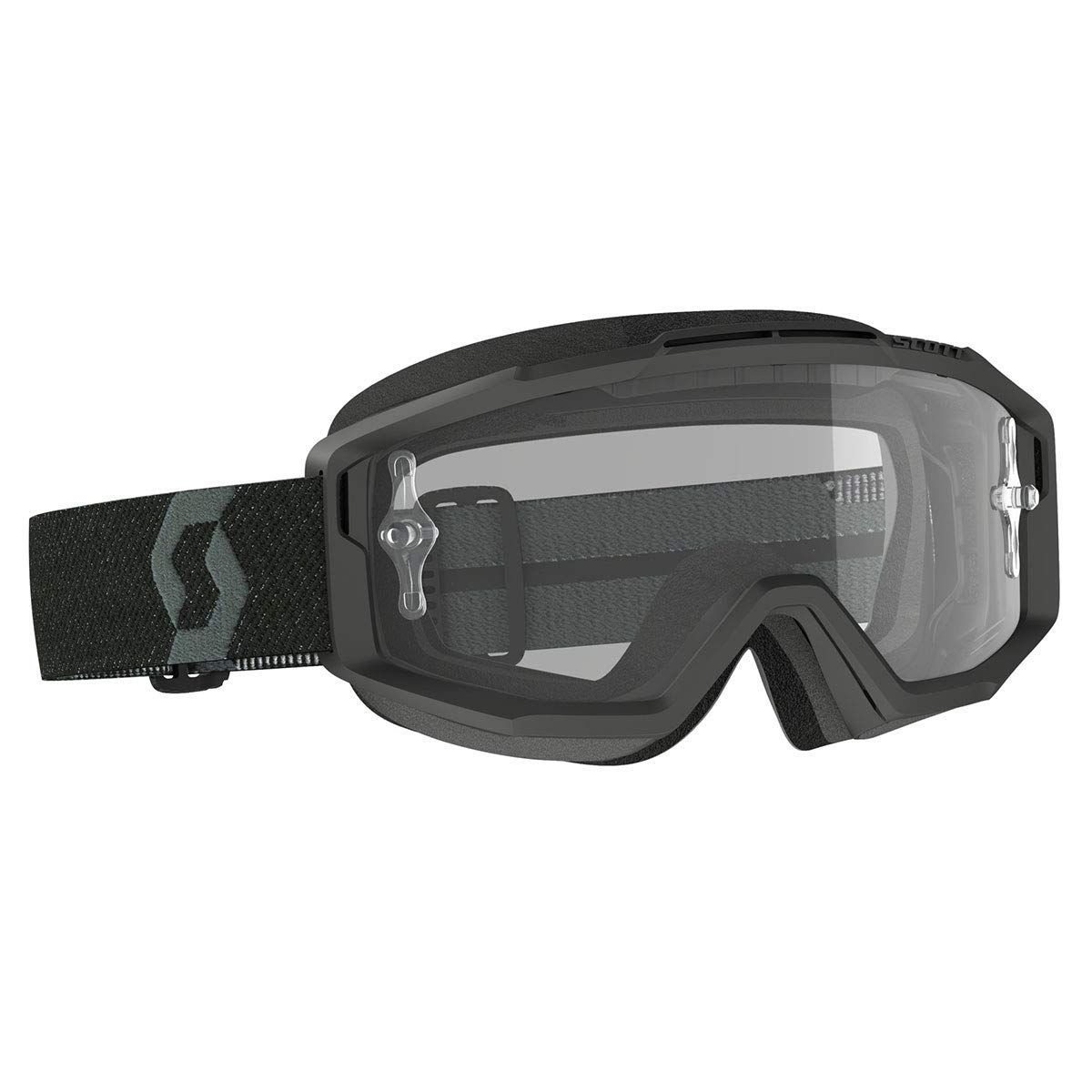 【新着商品】OTGゴーグル ブラック/クリアレンズ スプリット SCOTT 285537-0001113 [ダートフリーク]