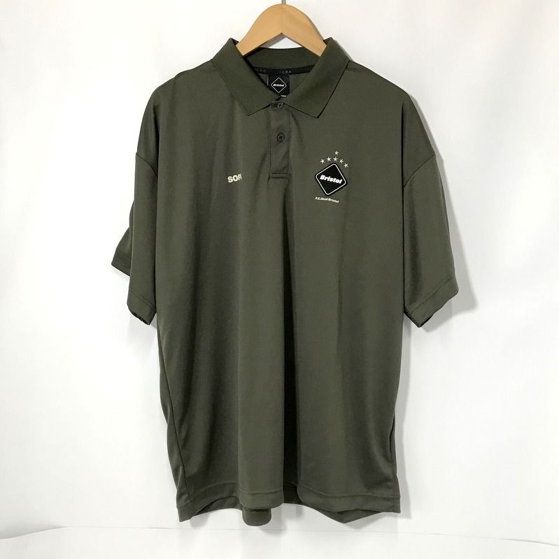 F.C.Real Bristol ポロシャツ 新品同様 FCRB-240010 半袖 BAGGY POLO ロゴ プリント XLサイズ エフシー レアルブリストル トップス A11586 - アウトレット価格で提供