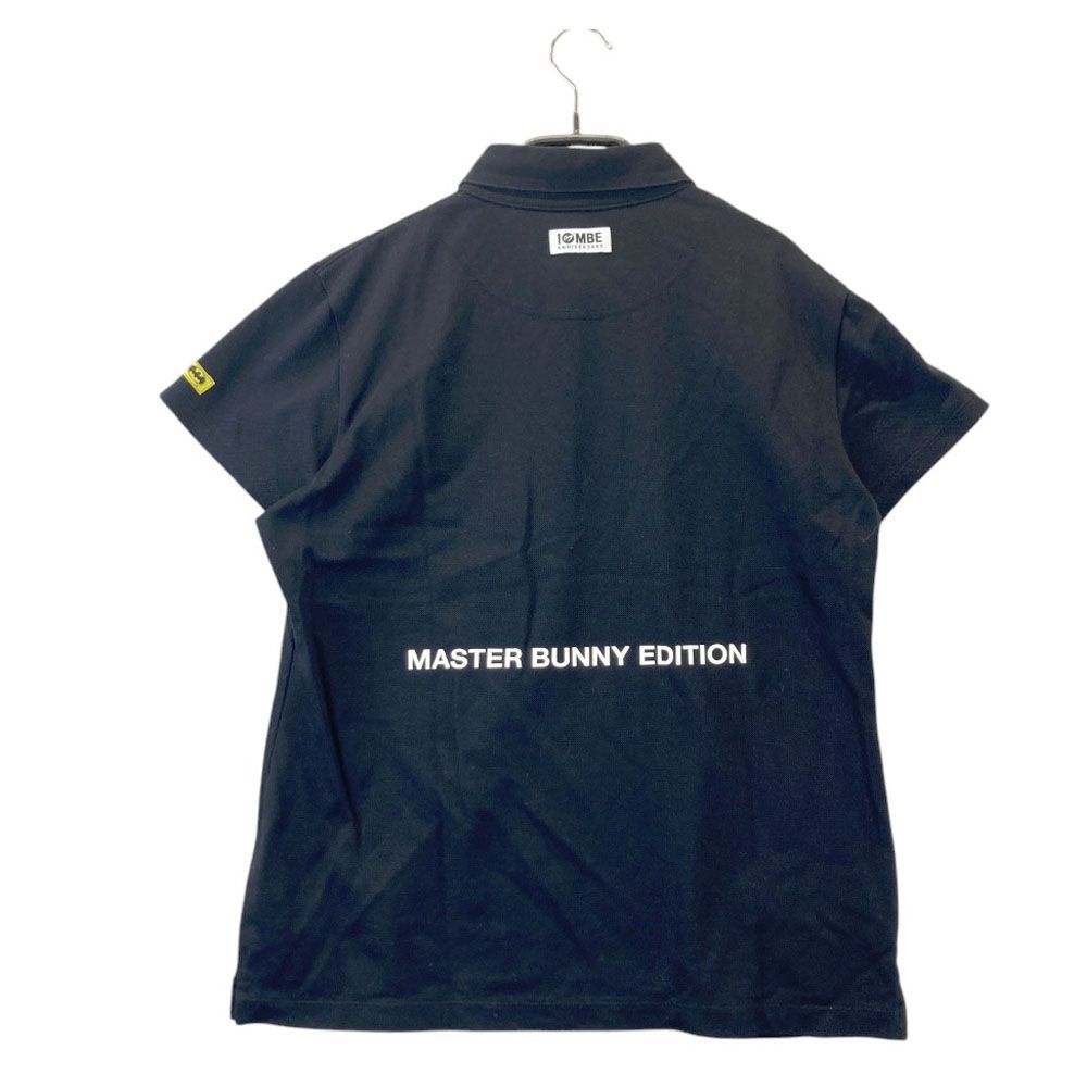 サイズ：2 MASTER BUNNY EDITION マスターバニーエディション BATMAN バットマン 半袖ポロシャツ 10周年  ブラック系 [240101346852] ゴルフウェア レディース ストスト MASTER BUNNY EDITION マスターバニーエディション ×バットマン