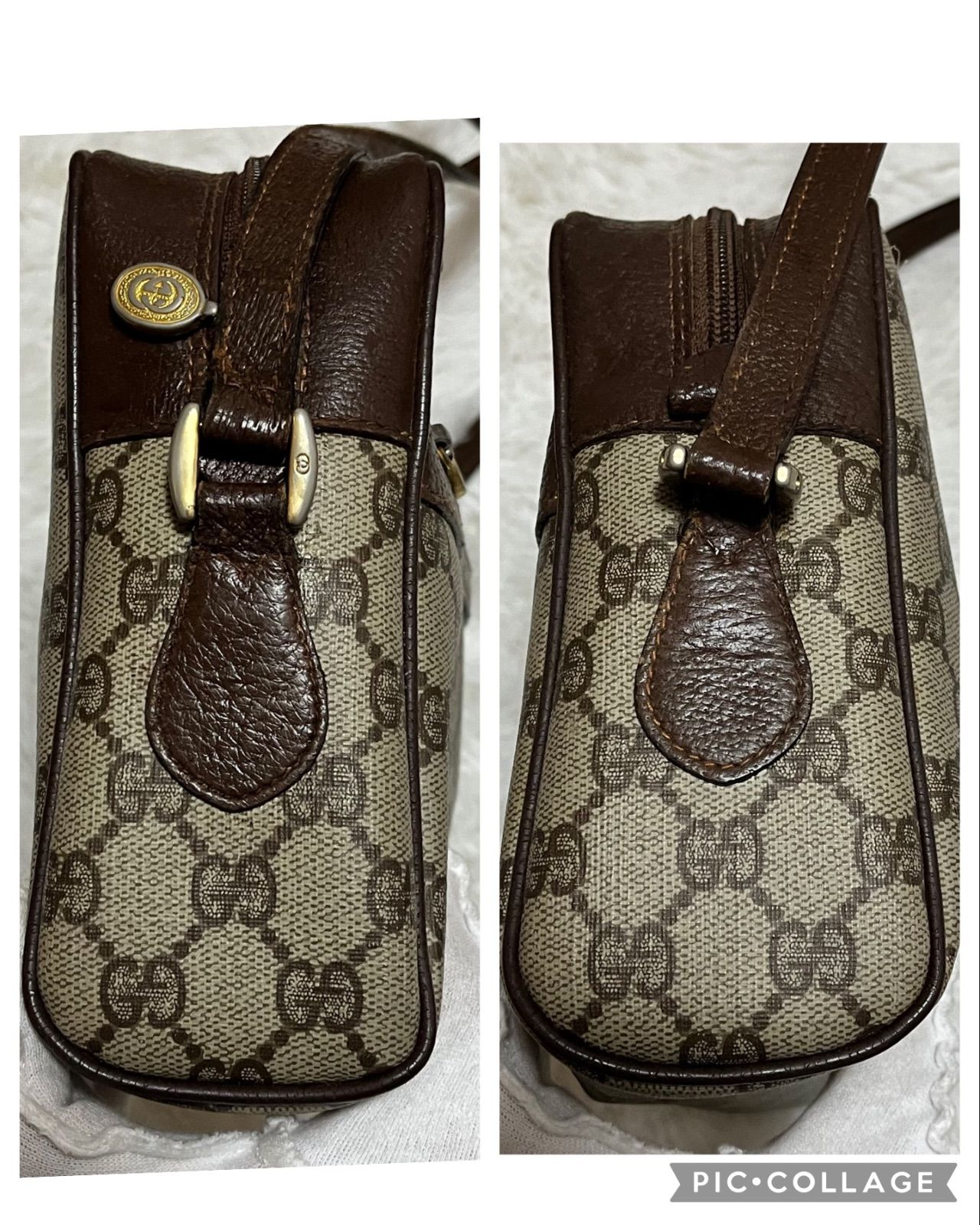 GUCCI gucci オールドグッチ シェリーライン PVC GGシマ www.lameesspa.com