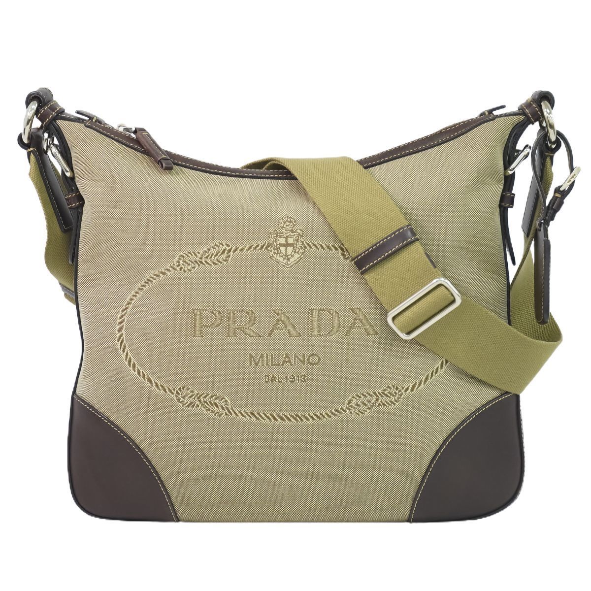 本物 プラダ PRADA ロゴ ショルダーバッグ ポシェット ユニ