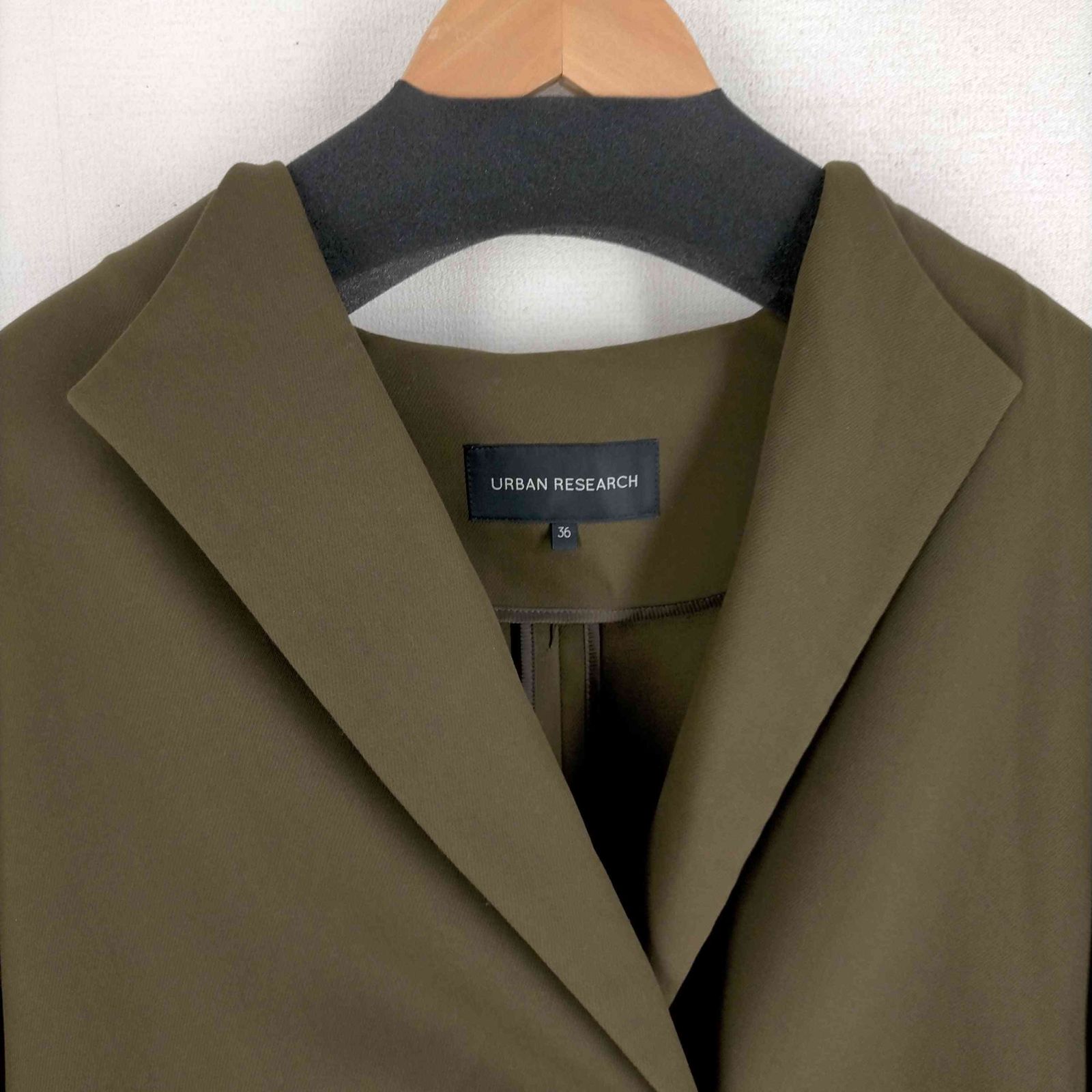 アーバンリサーチ URBAN RESEARCH ノーカラートレンチコート