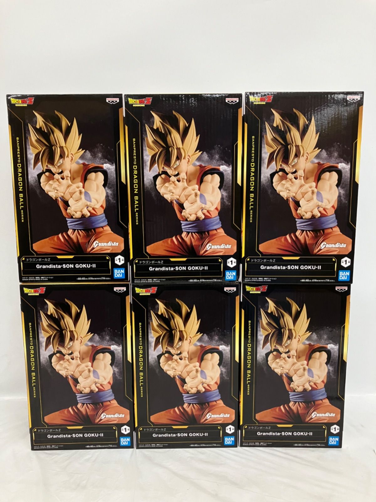 孫悟空　Grandista フィギュア　6個セット 未開封 ドラゴンボールZ Grandista 孫悟空Ⅱ フィギュア 6個セット