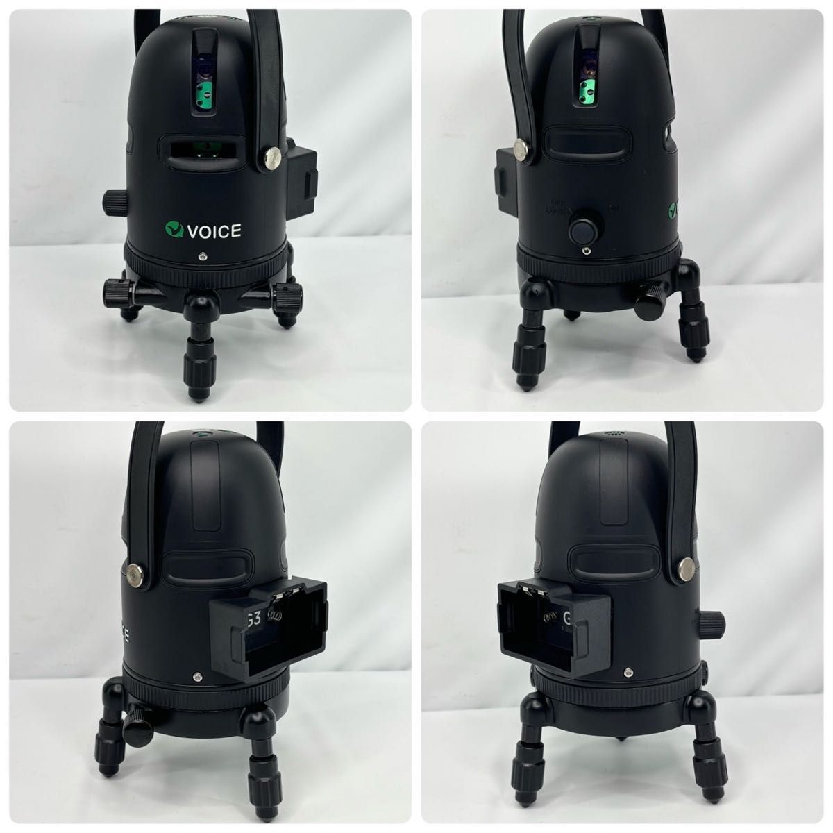 未使用 VOICE グリーンレーザー墨出し器 MODEL-G3 受光器 三脚 未使用 VOICE グリーンレーザー墨出し器 MODEL-G3 受光器 三脚