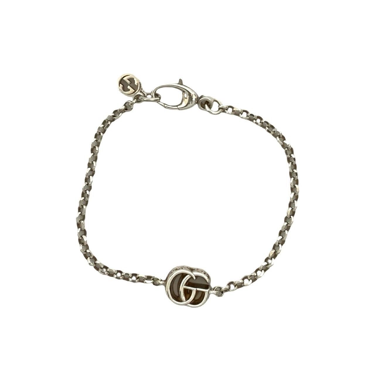 極 美品 箱 袋付き GUCCI グッチ ダブルG モチーフ ブレスレット 