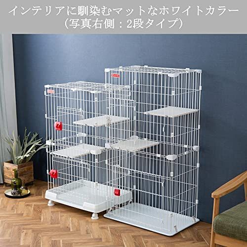 PSCC-753 アイリスオーヤマ スリムキャットケージ3段 メーカー直送 猫