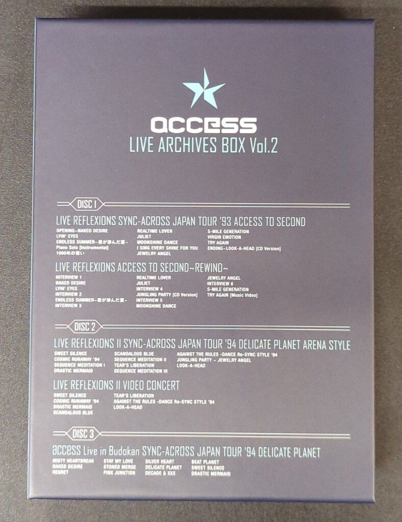 美品 access LIVE ARCHIVES BOX Vol.2 アクセス DISCOGRAPHY | access