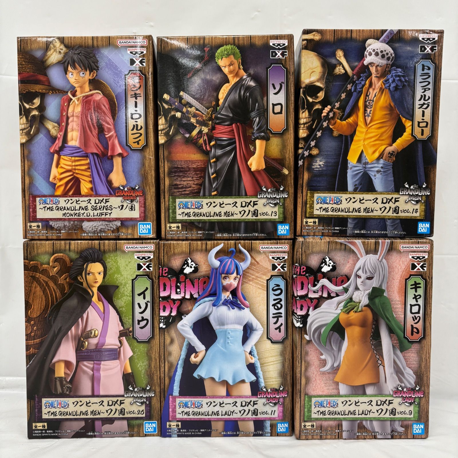 未開封 ワンピース DXF THE GRANDLINE ワノ国 フィギュア 6個