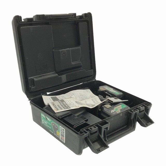 品 HIKOKI ハイコーキ 18V コードレスインパクトドライバー WH18DC 黒 マルチボルトバッテリー2個 2.5Ah 充電器 ケース117384
