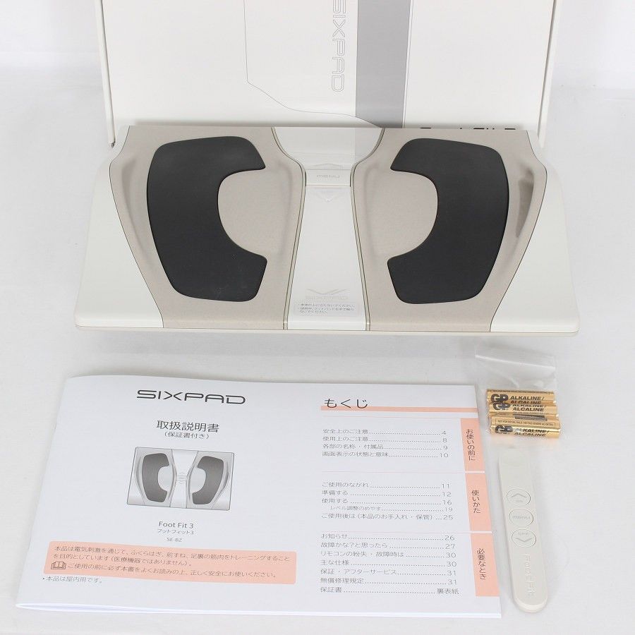 MTG SIXPAD Foot Fit 3 SE-BZ-02A ホワイト フットフィット 3 シックスパッド 本体