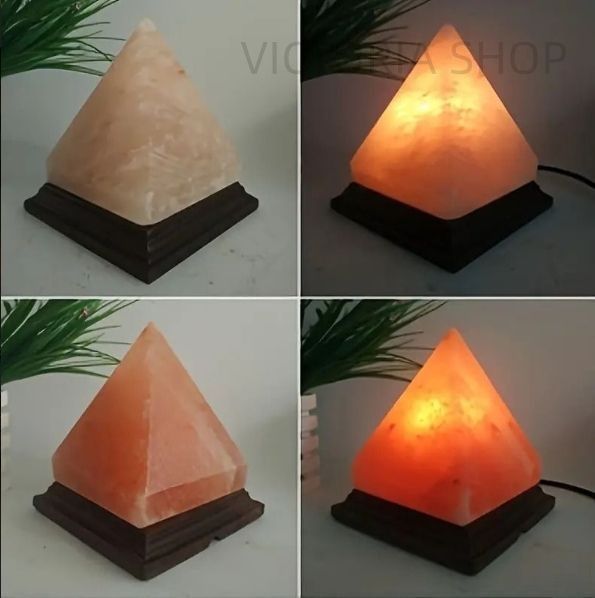 岩塩ソルトランプ☆ピラミッド 岩塩ランプ ピラミッド型 ソルトランプ 岩塩 ヒマラヤ岩塩