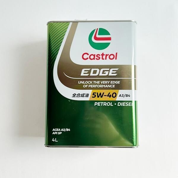 Castrol カストロール エンジンオイル EDGE エッジ 5W-40 4L缶
