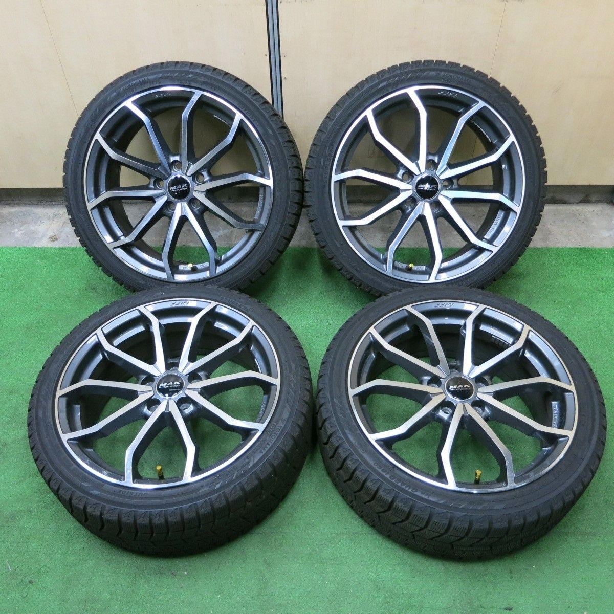 4本価格 ベンツ 等 MAK FF SERIES 225|40R18 スタッドレス ヨコハマ アイスガード iG60 18インチ PCD112|5H 4060503ナス
