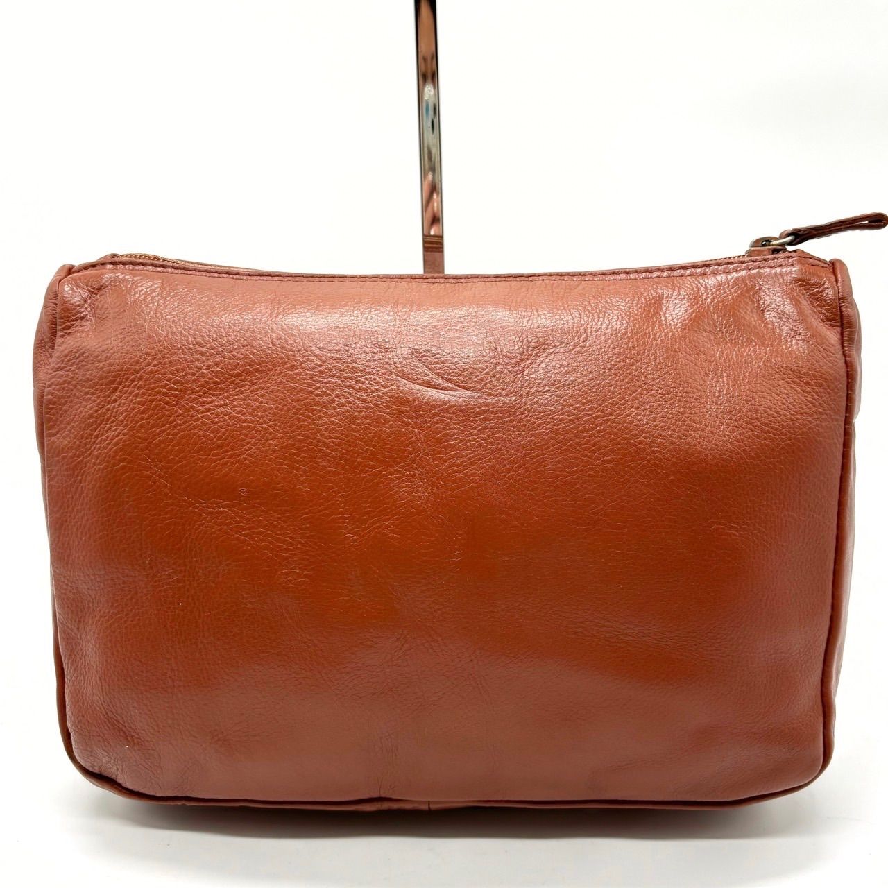 良品！✨】プラダ PRADA ハンドバッグ ビジネスバッグ 三角ロゴ ブラウン