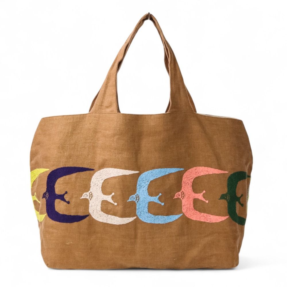 ミナペルホネン　レア生地パッチワーク　2wayパニーニ風バッグ wind パニーニバッグ - minä perhonen