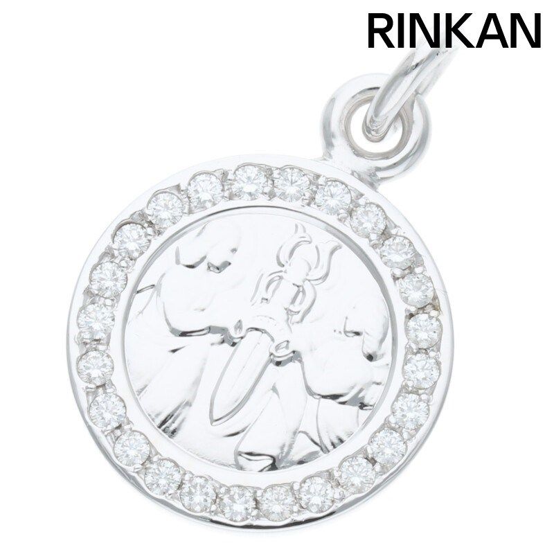 ホワイトゴールドエンジェルのチャーム