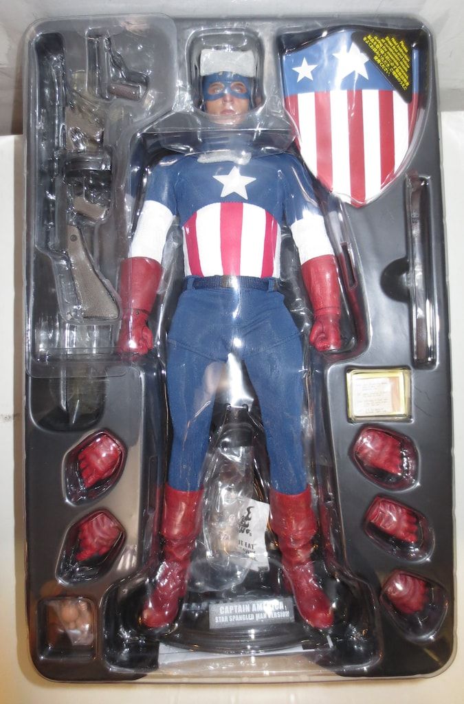 HOTTOYS MOVIE MASTERPIECE CAPTAIN AMERICA / STAR SPANGLED