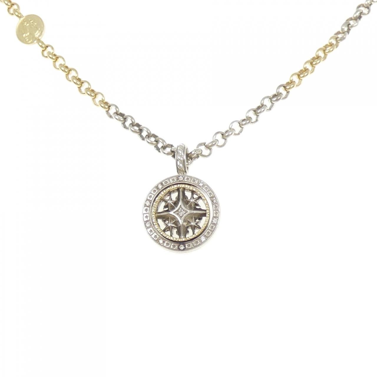 エスジェーエックス 750YG|925 ネックレス 0.07CT