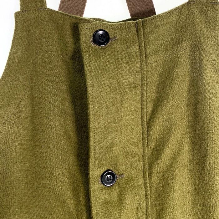 ANCELLM LINENSUEDE DECK PANTS オーバーオール