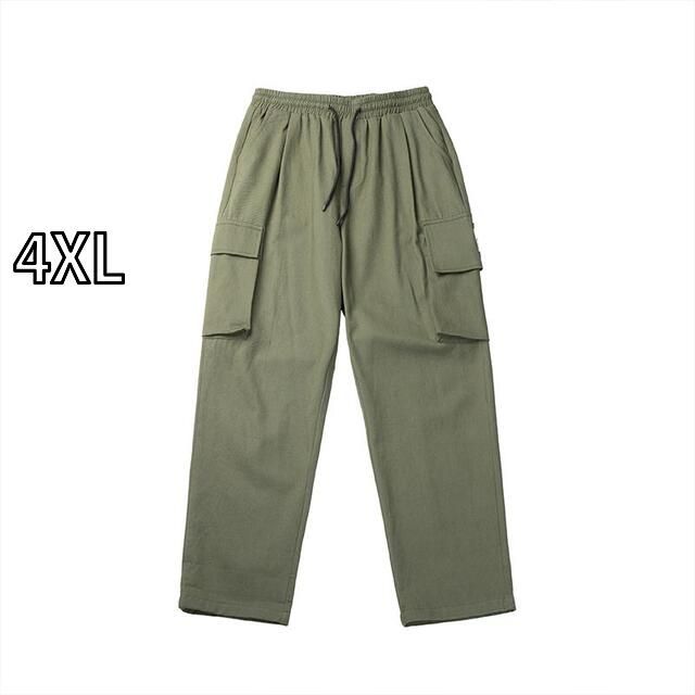 M [4XL]メンズ ファッション 服 オシャレ シンプル 大人 かっこいい 大きいサイズ ストリート 紳士服 カジュアル 長ズボン 韓国スタイル ベルベット 厚手 ストレート レッグ ]メンズ ファッション 服 オシャレ シンプル [4XL]メンズ