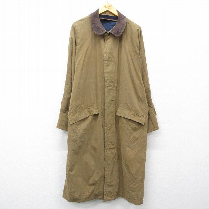 XL/古着 ロンドンフォグ 長袖 コート メンズ 00s 大きいサイズ ロング丈 緑系 グリーン 25jan30 中古 アウター