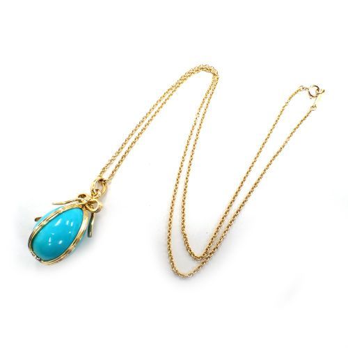 ティファニー Tiffany&Co. シュランバーゼ K18 750 14.7g エッグ