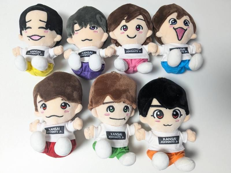 なにわ男子 関西ジャニーズJr. あけおめコンサート2021～関ジュがギューっと大集合～ マスコット ちびぬい 全種 7点セット