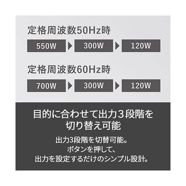 単機能電子レンジ 18L