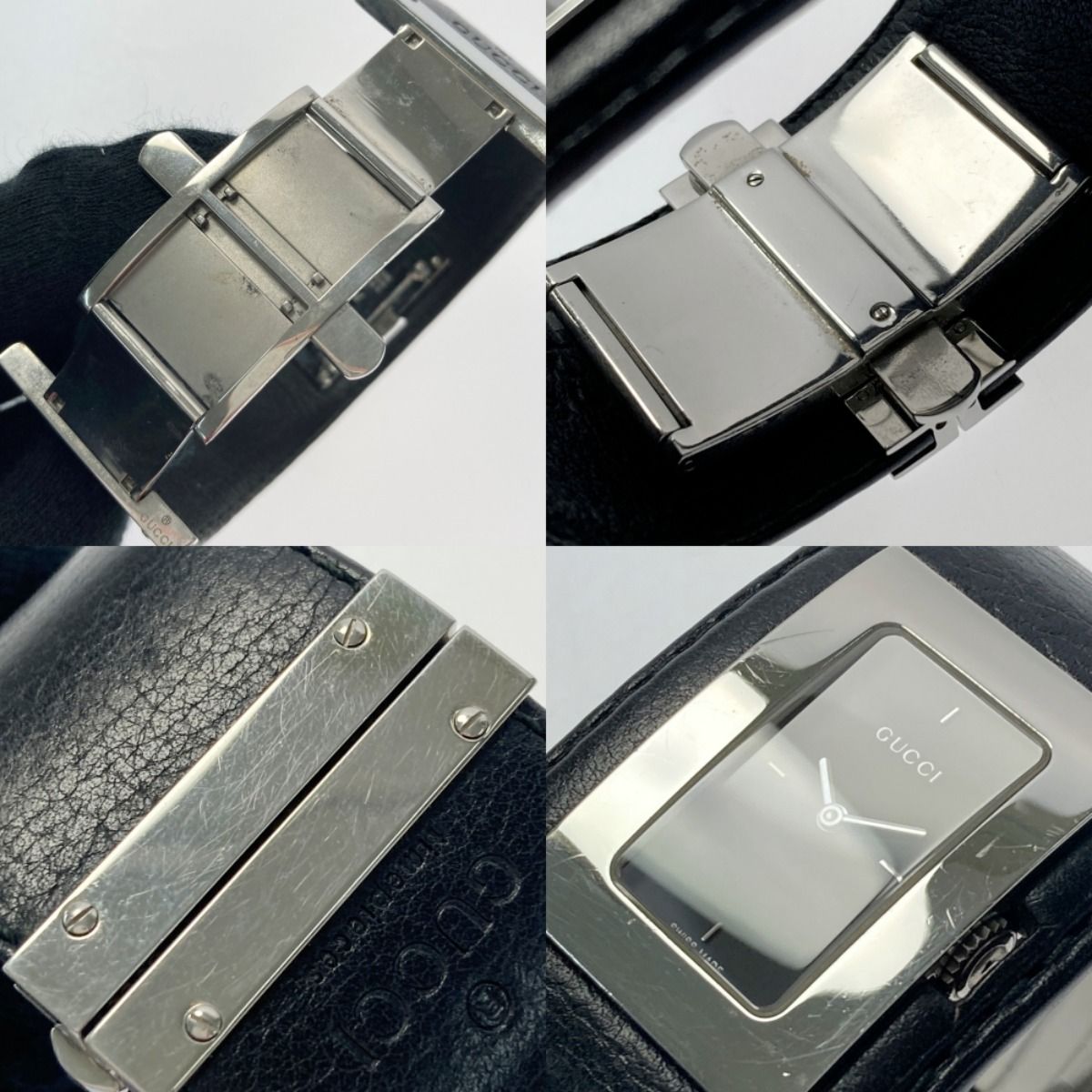 【GUCCI】バングルレザー腕時計　7800L GUCCI】バングルレザー腕時計 7800L GUCCI グッチ バングル