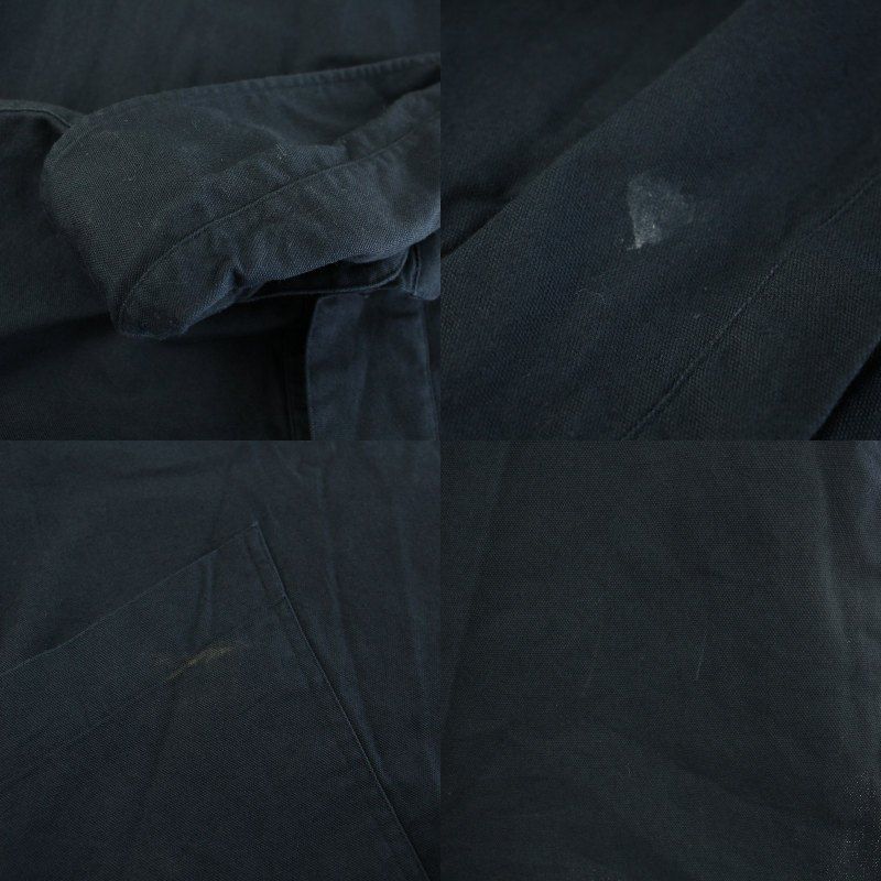 ロロ LOLO オックスプルオーバーシャツ ブラウス 長袖 S 紺