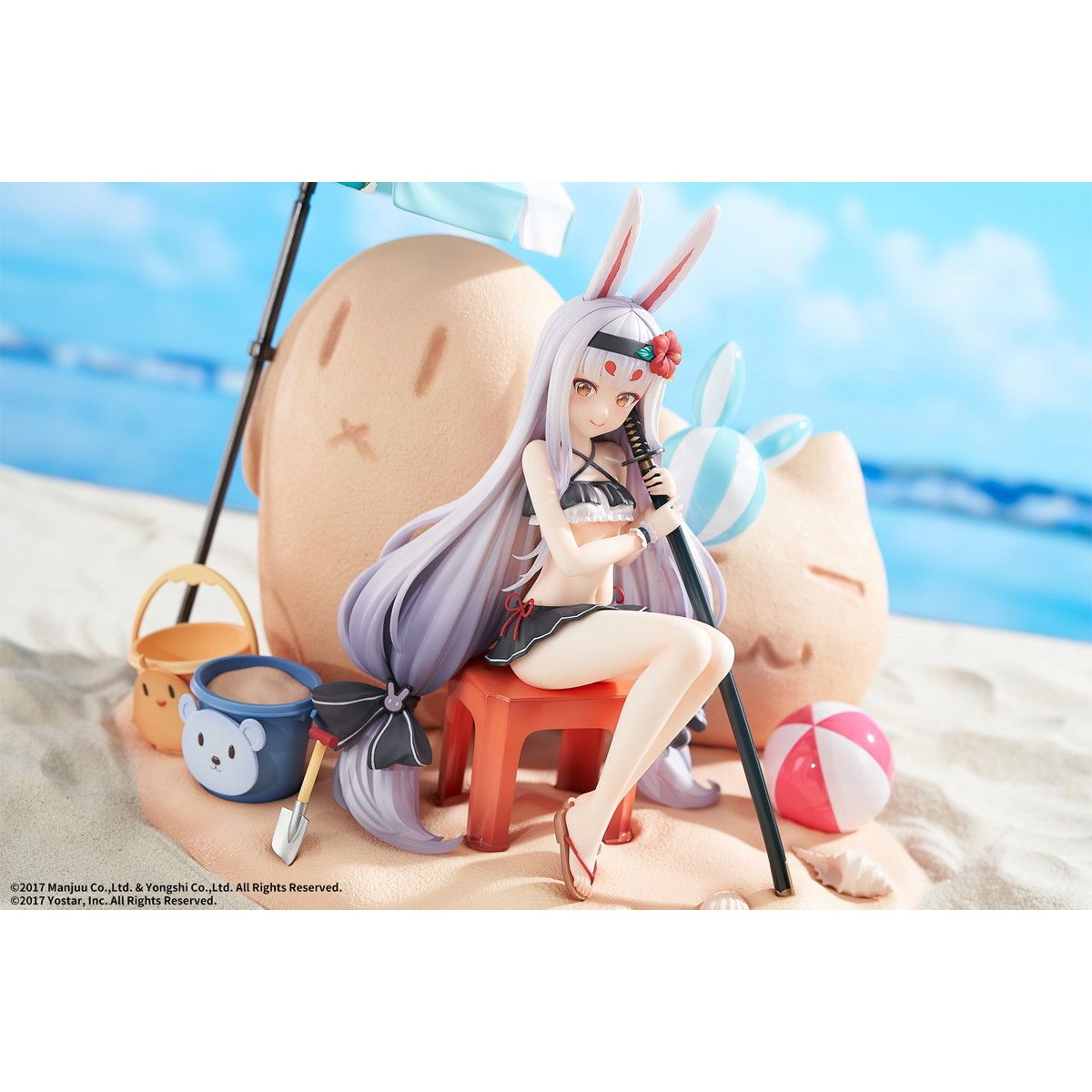 島風　小休憩のサマーアイランドVer.　DX版　1/7　フィギュア　エレガント 島風(しまかぜ) 小休憩のサマーアイランドVer. DX版 アズール