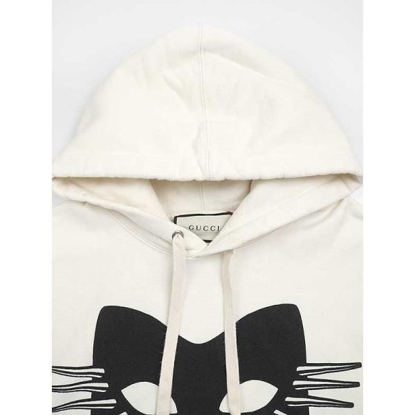 GUCCI ホワイトパーカー マスクデザイン GUCCI ホワイトパーカー マスクデザイン