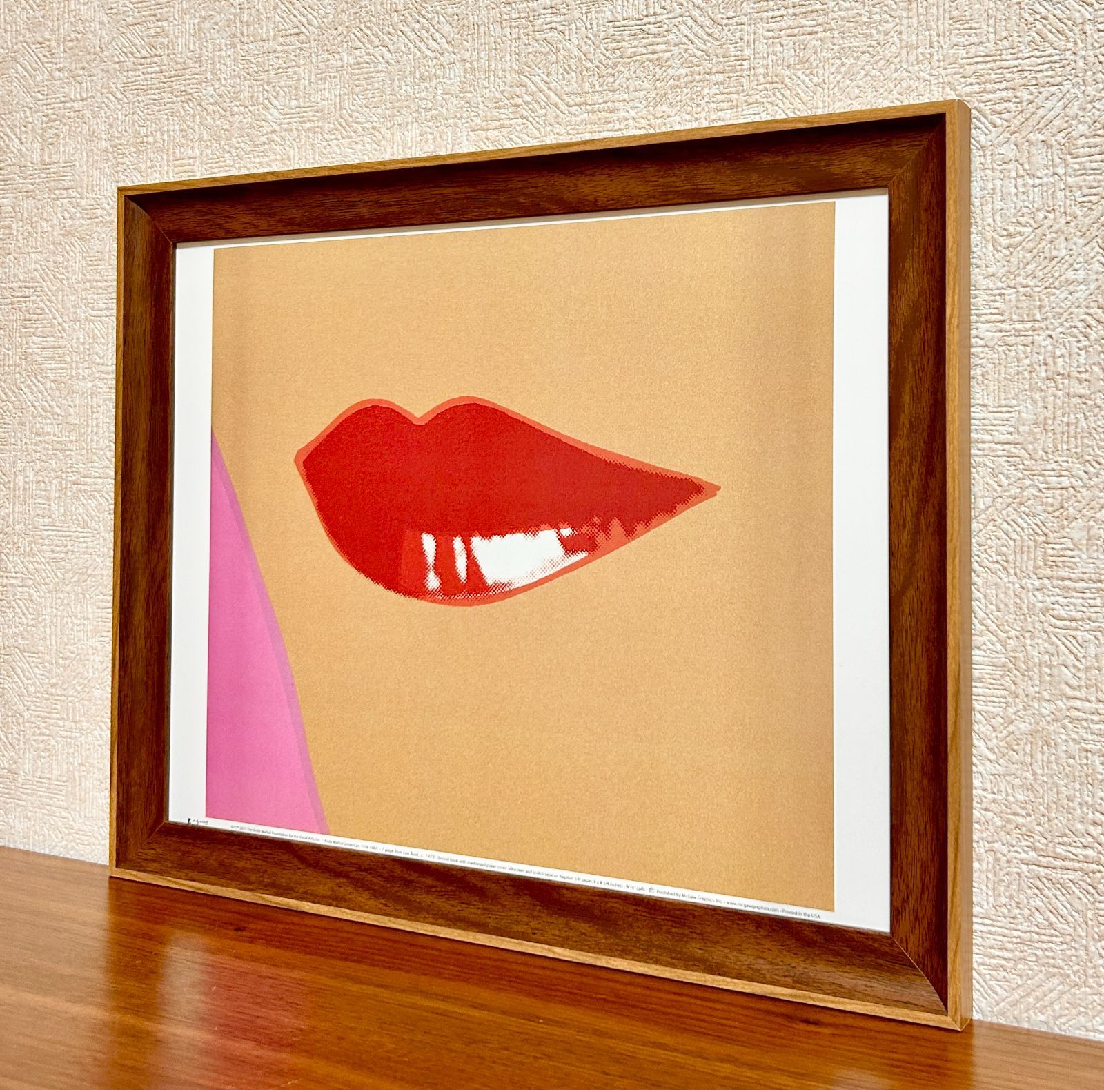 新品☆額縁付アートポスター(BRUCE MCGAW GRAPHICS)☆アンディ