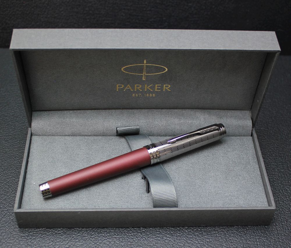 ☆１本限定 希少 PARKER パーカー・プリミエ クリムゾンレッドRT 万年筆 ペン先F 細字 - メルカリ