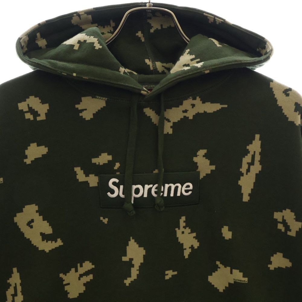 SUPREME (シュプリーム) 21AW Box Logo Hooded Sweatshirt Olive 